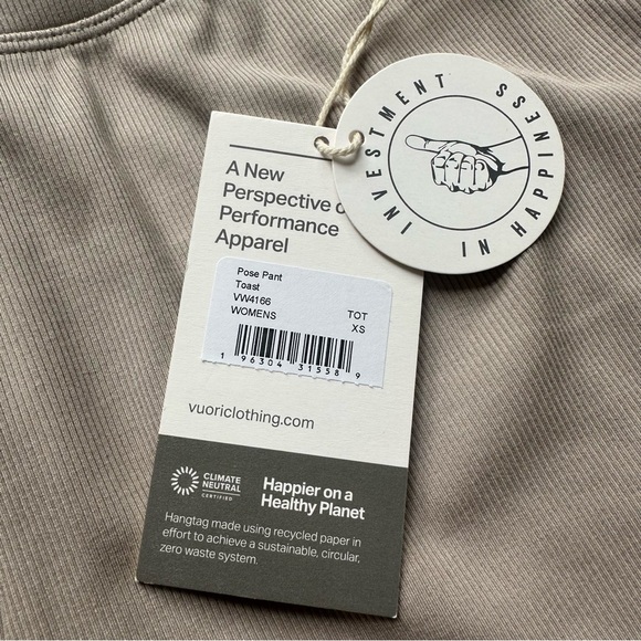 VUORI Pose Pant Toast NEW NWT - Picture 5 of 5